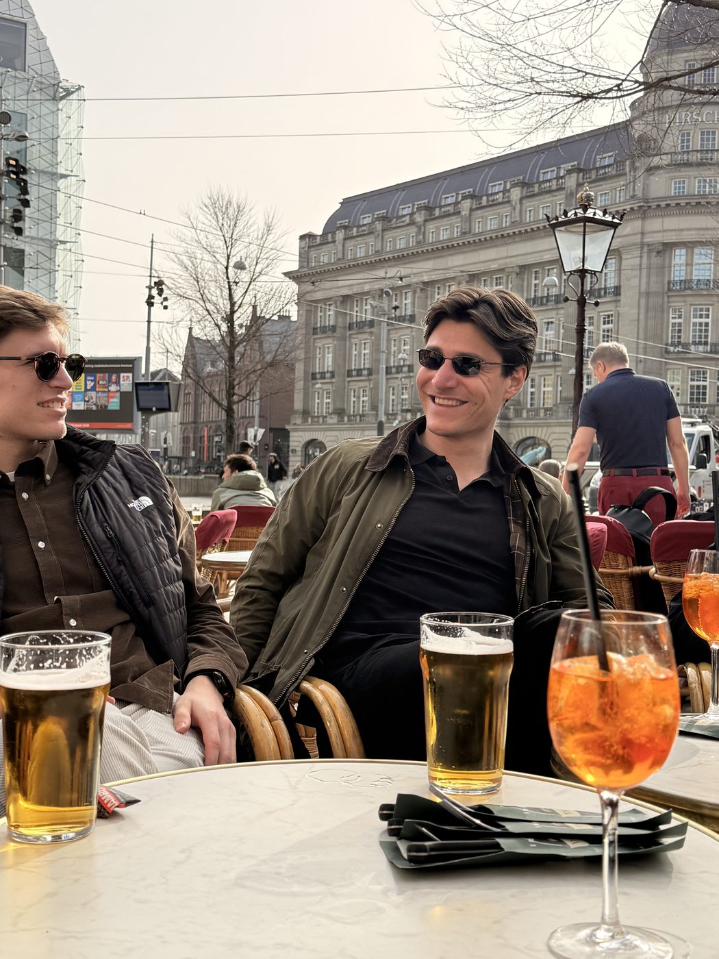 Uteservering i Amsterdam
